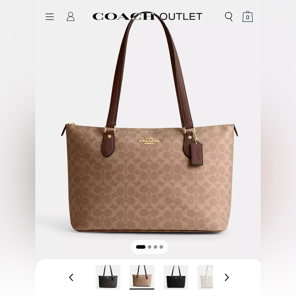 Gallery Tote Bag In Signature Canvas